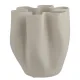 VISION 3D nyomtatott porcelán váza, fehér
