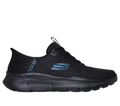 Skechers férfi Slip-ins RF: Equalizer 5.0 - Standpoint Shoes cm FEKETE / KÉK, Méret 40, Vegan akció