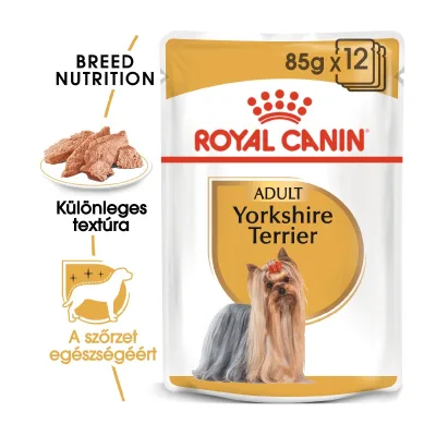 Royal Canin Yorkshire Terrier Adult - Yorkshire Terrier felnőtt kutya nedves táp 12 x 85 g akció