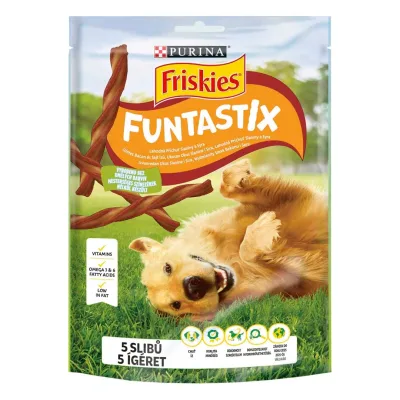 Friskies Dog Funtastix Funtastix bacon és sajt ízesítéssel 175 g akció