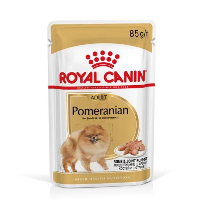 Royal Canin Pomeranian Adult - nedvestáp pomerániai törpespicceknek 12 x 85 g akció